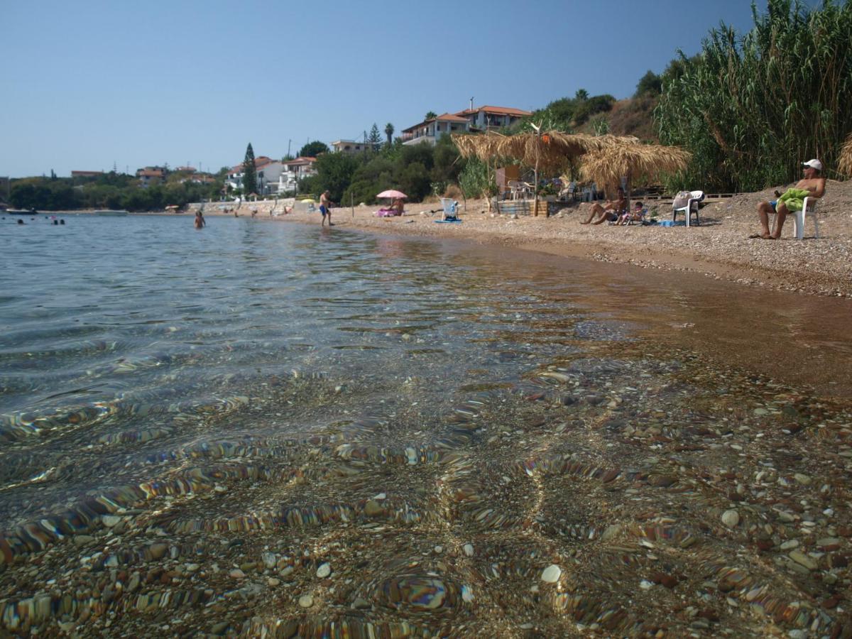 Villa Blue Cocoon - Chrani Messinia Peloponnese- Sea View 800 M From Beach Luaran gambar